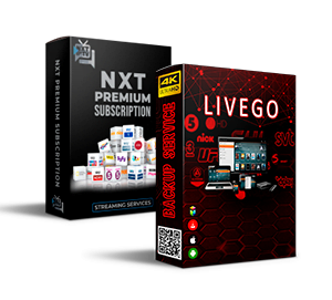 NXT & Livego Backup IPTV - 6 måneder